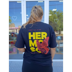 REMERA L TODO LO HIZO HERMOSO.NEGRO...