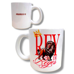 TAZA  DE CERAMICA  -REY DE REYES-JDC.
