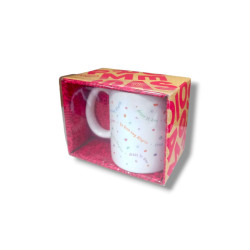 TAZA DE CERAMICA  -ALEGRIA Y AMOR-...