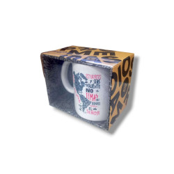 TAZA DE CERAMICA -MIRA QUE TE...