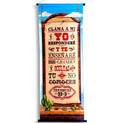 BANNER GRANDE JEREMIAS 33:3.- CELESTE
