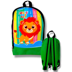 Mochila Preescolar.- Jesus Nos Guia- 12 Pulgadas.