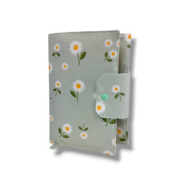 FUNDA MEDIANA CON SOLAPA,BROCHE Y...