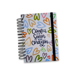 CUADERNO MEDIANO ANILLADO A5 TAPA...