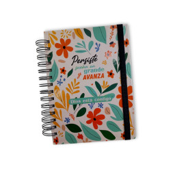 CUADERNO MEDIANO ANILLADO A5 TAPA...
