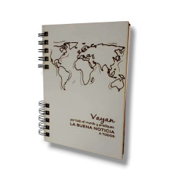 CUADERNO A5 TAPA DE MADERA SF. VAYAN...