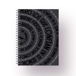 CUADERNO A4 ANILLADO TAPA FLEXIBLE SF...