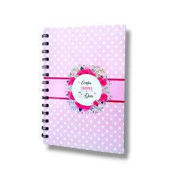 Cuaderno A5 Anillado Tapa Flexible 13.5 X 19 Cm. Sf.n3  Confia Siempre En Dios