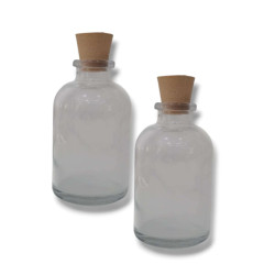 BOTELLA DE VIDRIO DE 30CC CON TAPA DE...