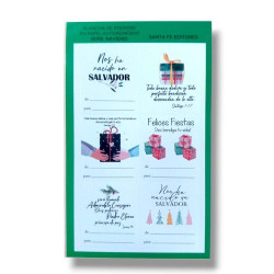 PLANCHA DE STICKER SF. NAVIDAD