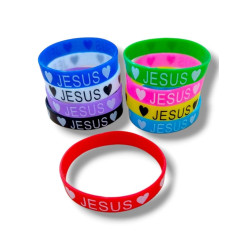PULSERA DE GOMA . VARIOS COLORES.