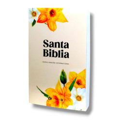 Biblia Mediana  Nvi. Flor. Tapa Rustica. Revision 2022