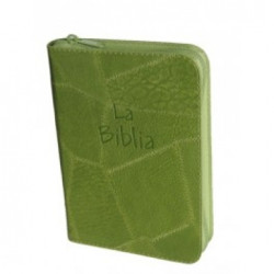 Biblia Mediana Con Cierre- Verde