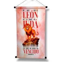 Banner Mediano He Aqui Que El Leon De La Tribu De Juda...