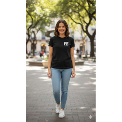 Remera Mujer Xl Fe. Negra. Rma-n01 Jdc