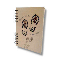 Cuaderno A5 Tapa Dura Sf. 100 Hojas. N3 .-camino Por Fe  No Por Vista.-a 302