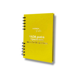 Agenda Perpetua Nada Podra Separarnos... Tapa Dura. Amarilla. A907