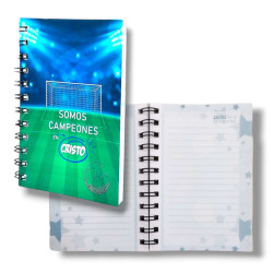 Cuaderno Chico Tipo Diario-somos Campeones De Cristo-. Para Adolescentes.sf B 7006