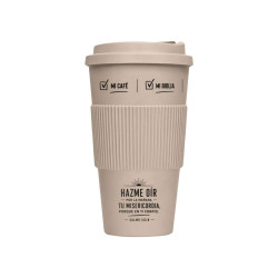 Vaso Térmico Para Café - Tu Misericordia - Beige