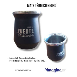 MATE TERMICO DE ACERO INOXIDABLE....