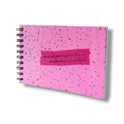 Cuaderno A5 Anillado Tapa Semi Rigida. Se La Luz... B8003