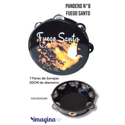 PANDERO PROFESIONAL N8.- FUEGO SANTO.