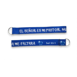 Llavero Cinta Corta. -el Señor Es Mi Pastor...-