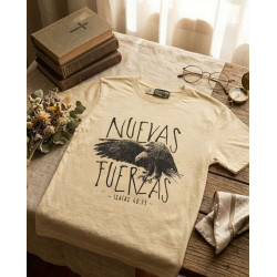 Remera L Nuevas Fuerzas.beige Rma-b03 Jdc
