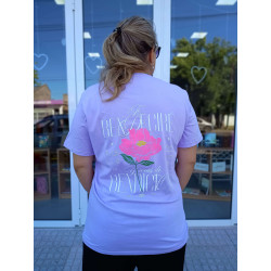 Remera L Bendecido. Lila. Rma-c22 Jdc