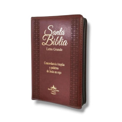 Biblia Letra Grande Rvr056clgpjrztl Marron