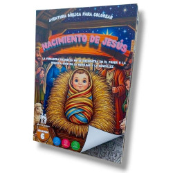 Aventura Bíblica.nacimiento De Jesús. Para Colorear. Volumen 6.