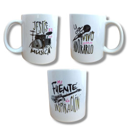 TAZA MUG DE CERAMICA -JESUS ES MI...