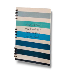 CUADERNO MEDIANO ANILLADO TAPA DURA...