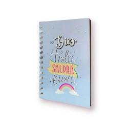 CUADERNO A5 ANILLADO TAPA FLEXIBLE...