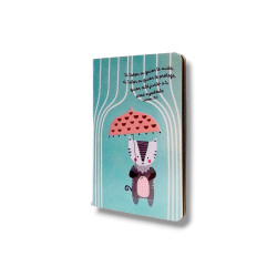 CUADERNO A5 ABROCHADO.TAPA FLEXIBLE.-...