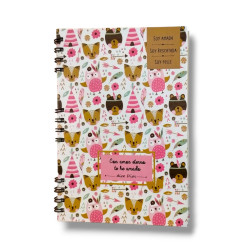 CUADERNO MEDIANO ANILLADO TAPA DURA...