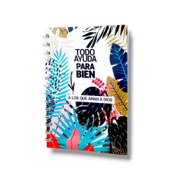 CUADERNO A5 ANILLADO TAPA FLEXIBLE...