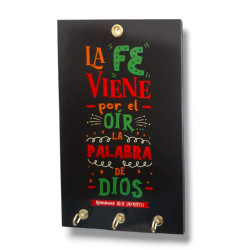 PORTA LLAVES LA FE VIENE POR EL...