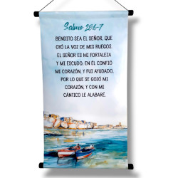 BANNER MEDIANO SALMO 28:6-7