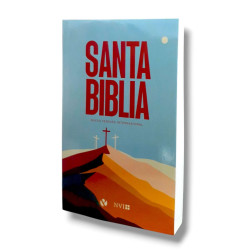 BIBLIA MEDIANA  NVI.  CRUZ. TAPA...