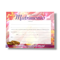 CERTIFICADO DE MATRIMONIO