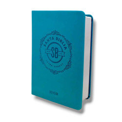 BIBLIA NVI 040 LG. MEDIANA TURQUESA